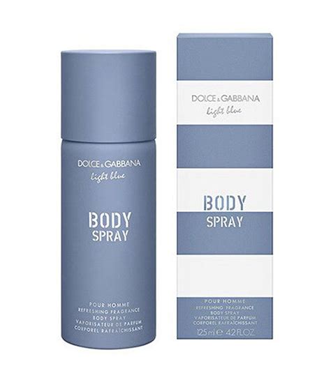 dolce gabbana body spray|light blue Dolce & Gabbana fragrantica.